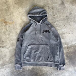 METALLICA Billabong Ride The Lightning Gray Camo Pullover Hoodie Men’s M